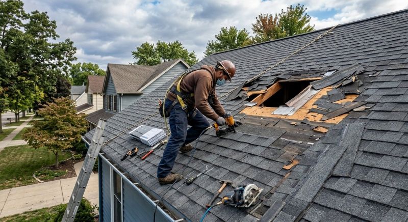 Hail Damage Roof Repair