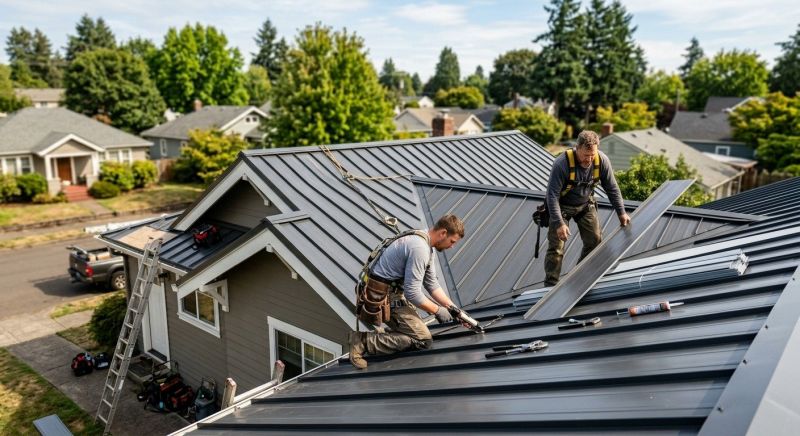 Repairing Metal Roof Leaks