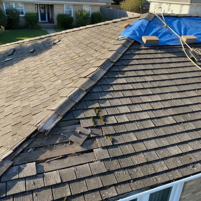 Repairing Storm-Damaged Wood Shakes