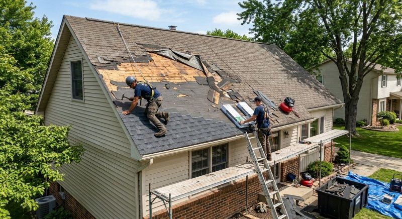 Storm Damage Roof Repair In Tulsa